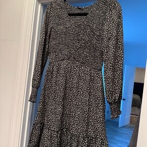 Floral Long Sleeve Dress